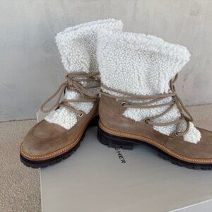 Marc Fisher Isha Shearling & Suede Outdoor Boots